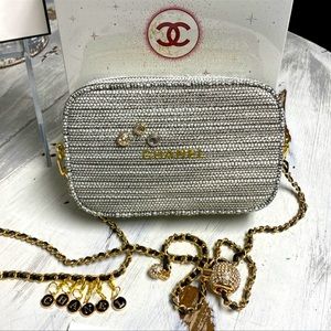 Chanel Tweed Pouch with Straps - Holiday Edition